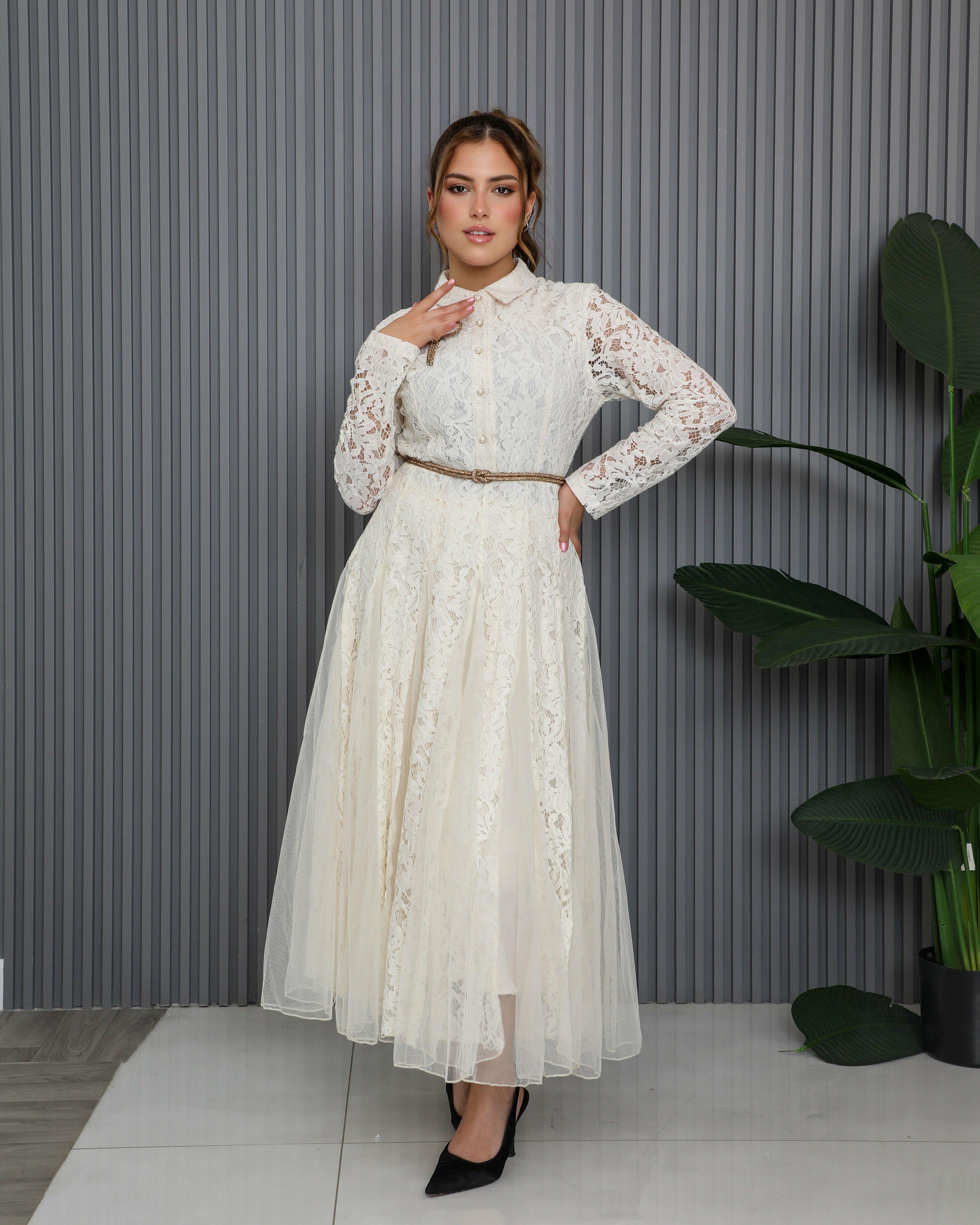 Ladies Dress-Size 1 / S-Off White image 2