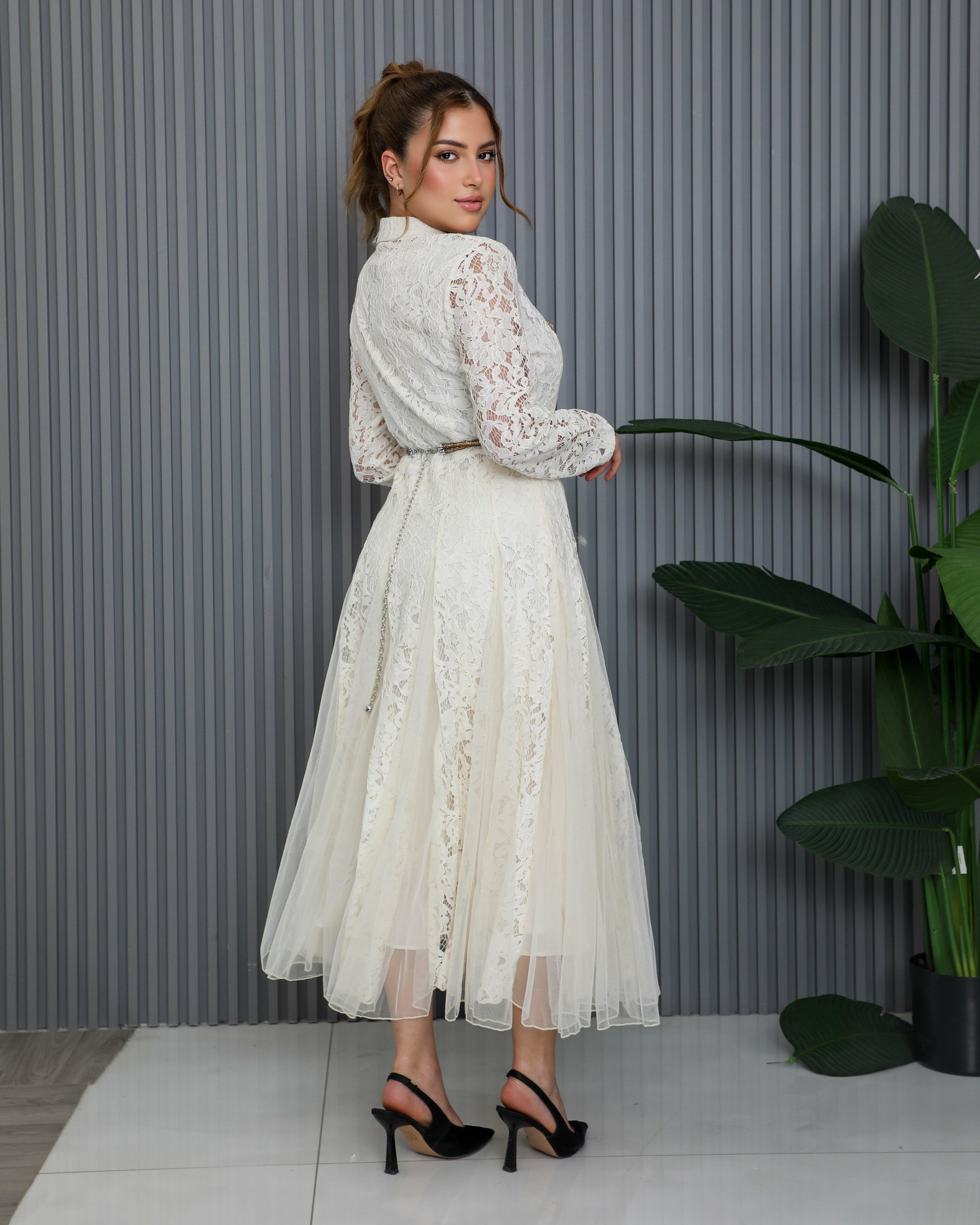Ladies Dress-Size 1 / S-Off White image 1