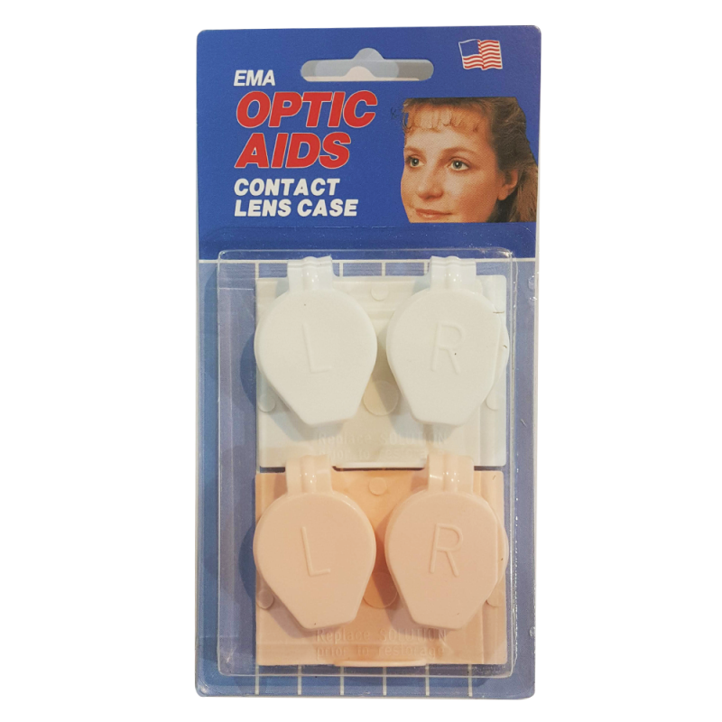 EMA Optic Aids Contact Lens 2 Cases - One Pack image 0