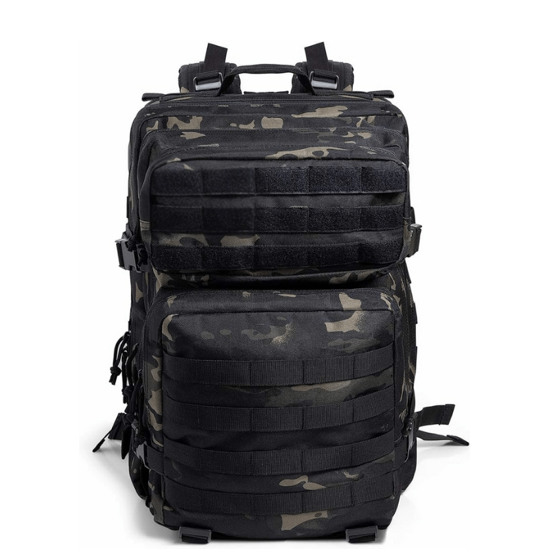 Taabaawi Tactical Backpacks Military Assault Bags - 45L- Multi Camo Black image 1