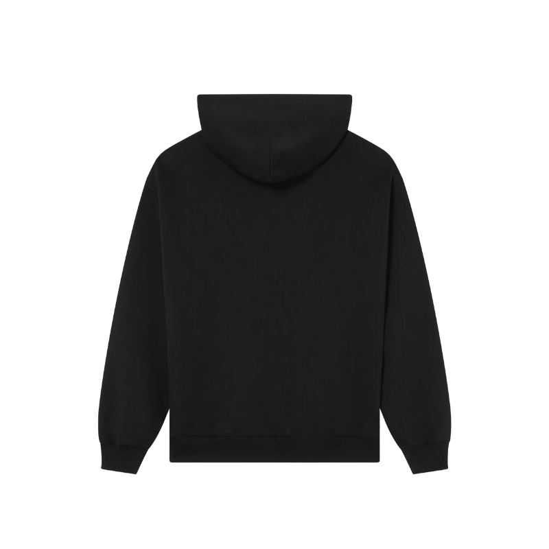 هودي بغطاء رأس مع سحاب-أسود image 1