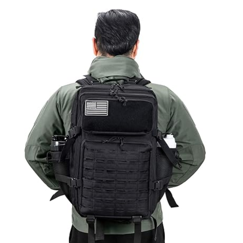 حقيبة ظهر تكتيكية بسعة 50 لتر-أسود image 3
