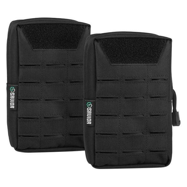 Savior Equipment® - أكياس تكتيكية رخوة مقاس 5 × 8 × 2.5 بوصة مع قطع بالليزر-بني image 0