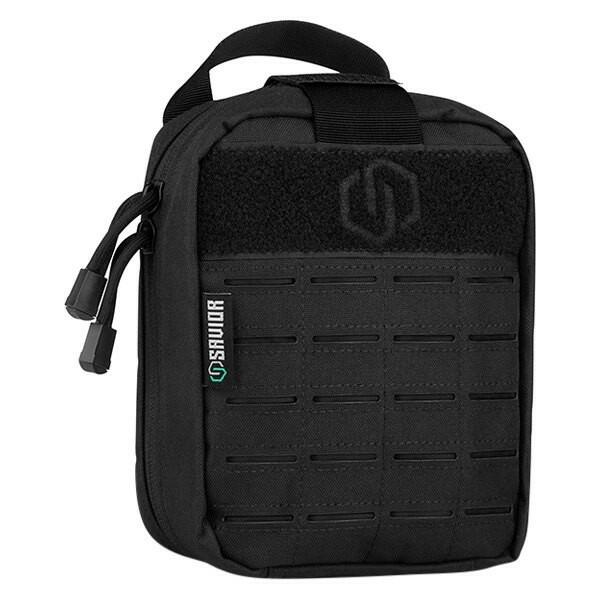 Savior Equipment® SP-6X8LCM-ADMIN-RIP-BK - أكياس تكتيكية رخوة سوداء 6.5*8*3 بوصة مع قطع ليزر - رمادي image 0