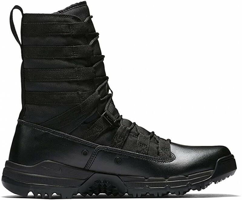 Nike Tactical Sfb Gen 2 8" Black Leather Nylon Military Boots image 4
