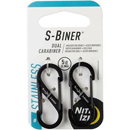 S-BINER® كربون مزدوج من الفولاذ الذي لا يصدأ-فضي -#1 image 0
