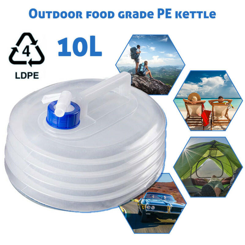 NatureHike Collapsible Water Bucket Folding Storage 5L PE Food Grade Outdoor Hiking Camping Accessories Travel Kits NH14S002-T-5L image 1