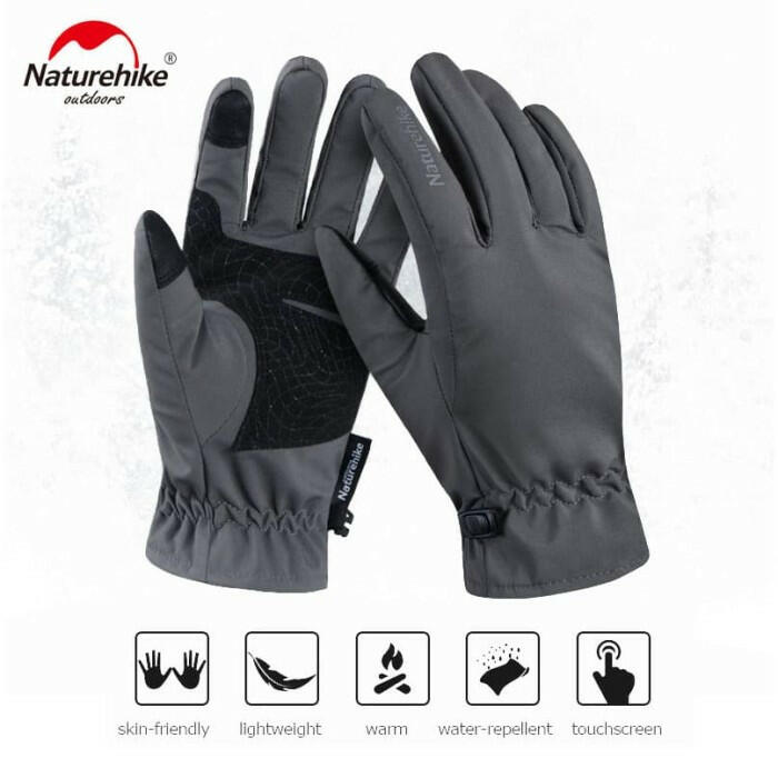 GL05 Water Repellent Soft Glove-أزرق-L image 0