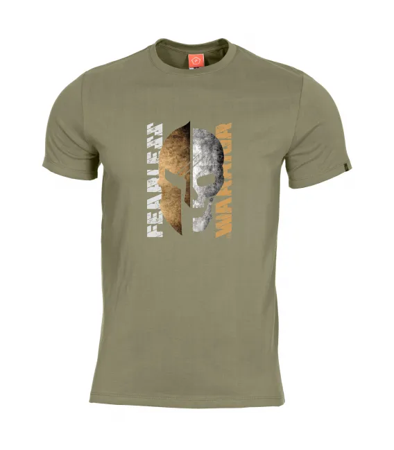 Pentagon Ageron Fearless Warrior T-Shirt - Olive-XXL image 0