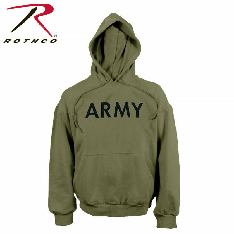 ROTHCO ARMY PT PULLOVER HOODED SWEATSHIRT-M image 0