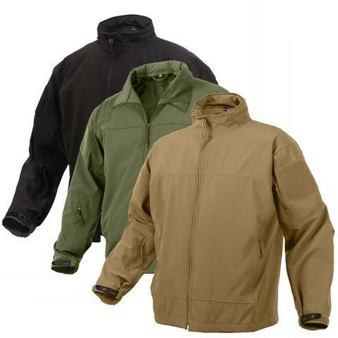 Covert Ops Light Weight Coyote Tan Soft Shell Jacket-تان-XXXL image 0