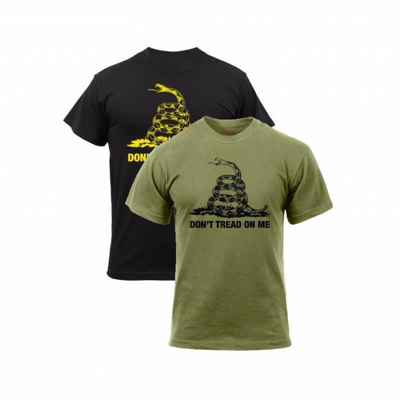 Rothco Don't Tread On Me T-Shirt-أسود-S image 0