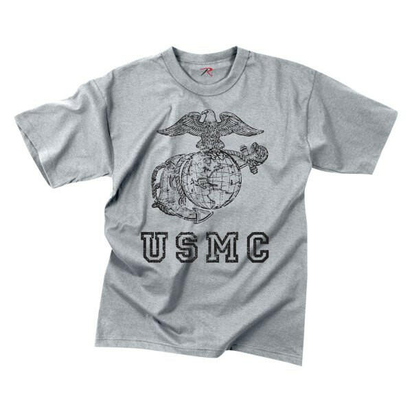 Rothco Vintage USMC Eagle, Globe & Anchor T-Shirt-M image 0