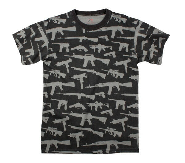Rothco Vintage 'Guns' T-Shirt BLACK-L image 0