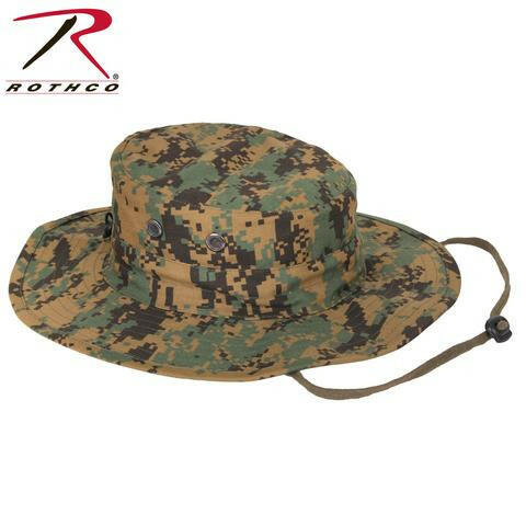 ROTHCO ADJUSTABLE BOONIE HAT-WOODLAND DIGITAL CAMO image 0