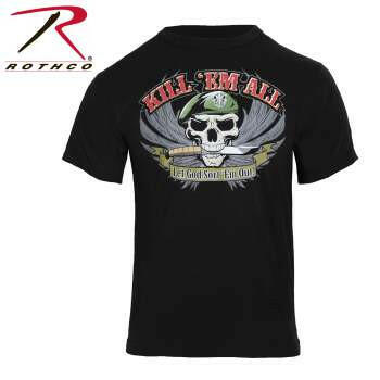 ROTHCO KILL 'EM ALL T-SHIRT-L image 0