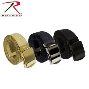 ROTHCO MILITARY WEB BELTS IN 3 PACK-45inch image 0