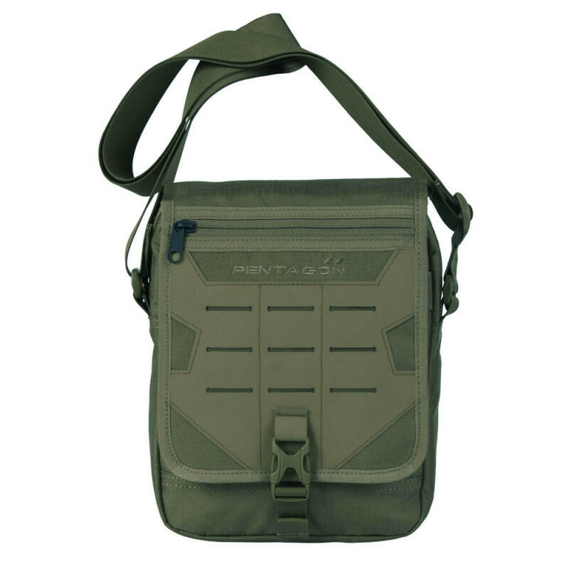 Pentagon Messenger Utility Bag - Black (K16087-01)-بني image 2