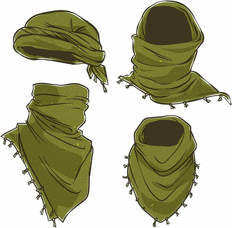Rothco Lightweight Shemagh Desert Scarf-أصفر image 0