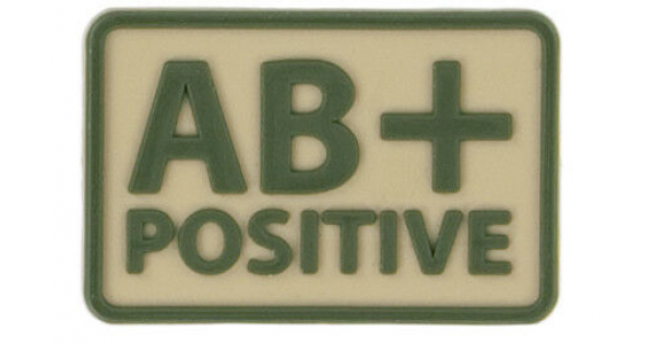 Blood Patch (set - 2pcs.) - PVC - Khaki (A/rh +)-L image 0