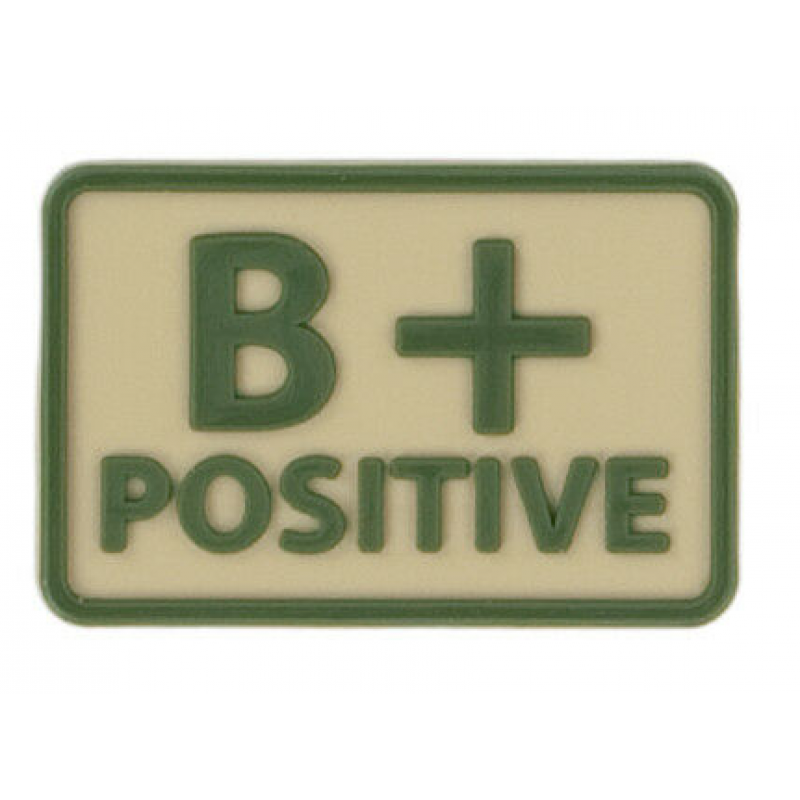 Blood Patch (set - 2pcs.) - PVC - Khaki  (B/rh +) image 0