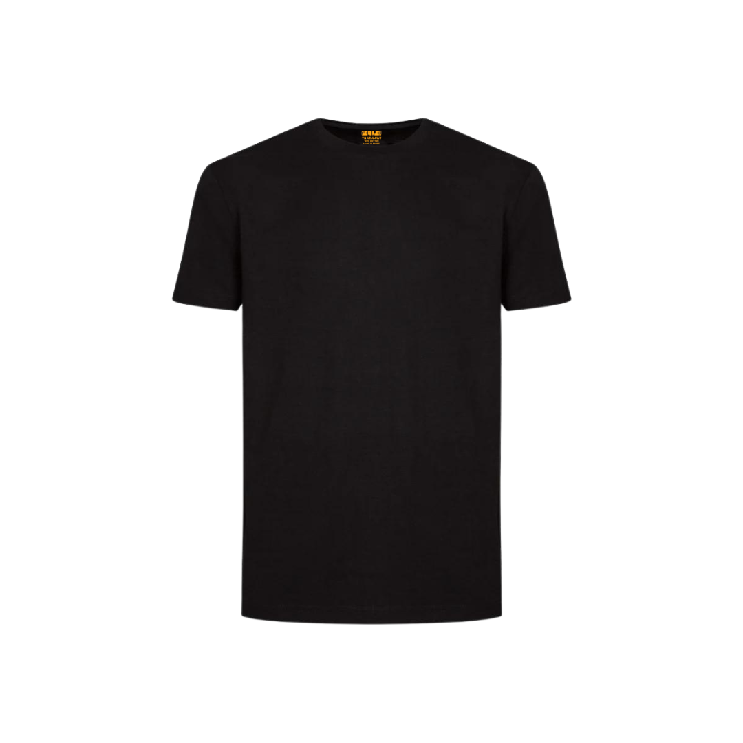 تيشيرت تعبوي نصف كم قطن %100 -أسود-3XL image 0