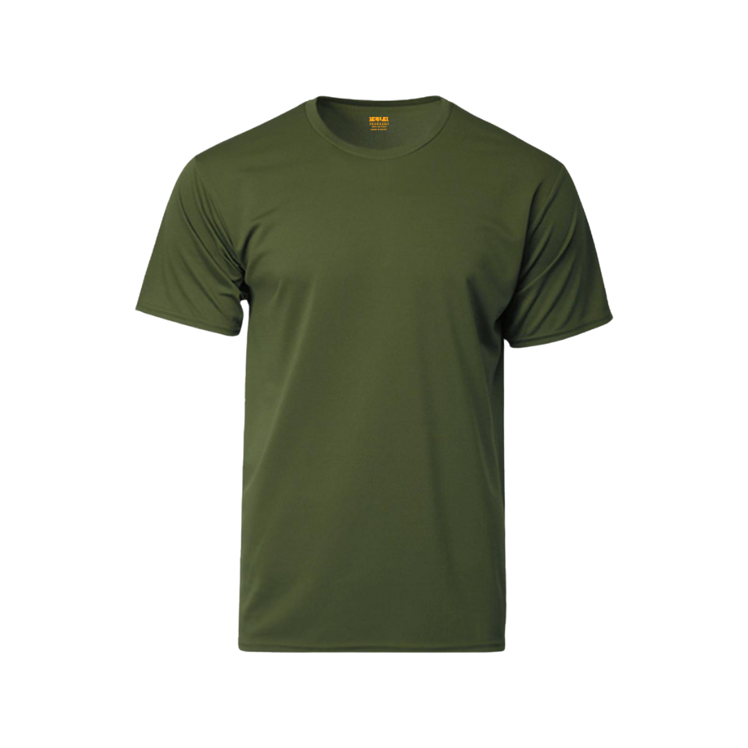 تيشيرت تعبوي نصف كم قطن %100 -أخضر-2XL image 0