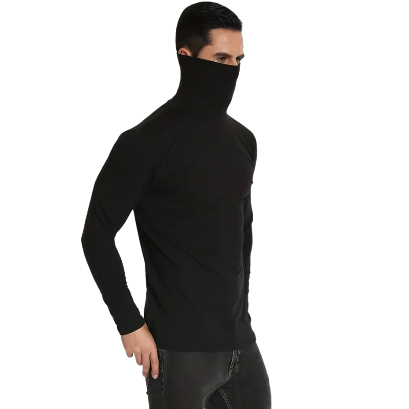 Tactical Long Sleeve Shirt With High Neck image 2
