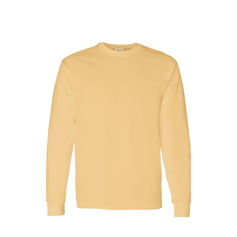 تيشيرت تعبوي كم طويل قطن %100-كيوت-2XL image 0