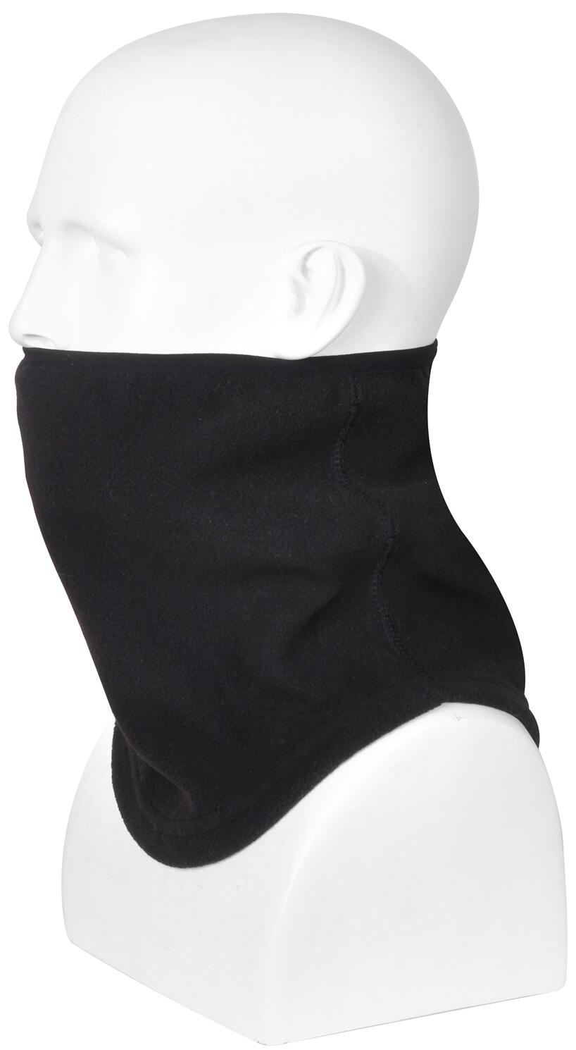 واقي رقبة مرن ومصمم بشكل مريح من صوف بولار من روثكو - أسود image 0