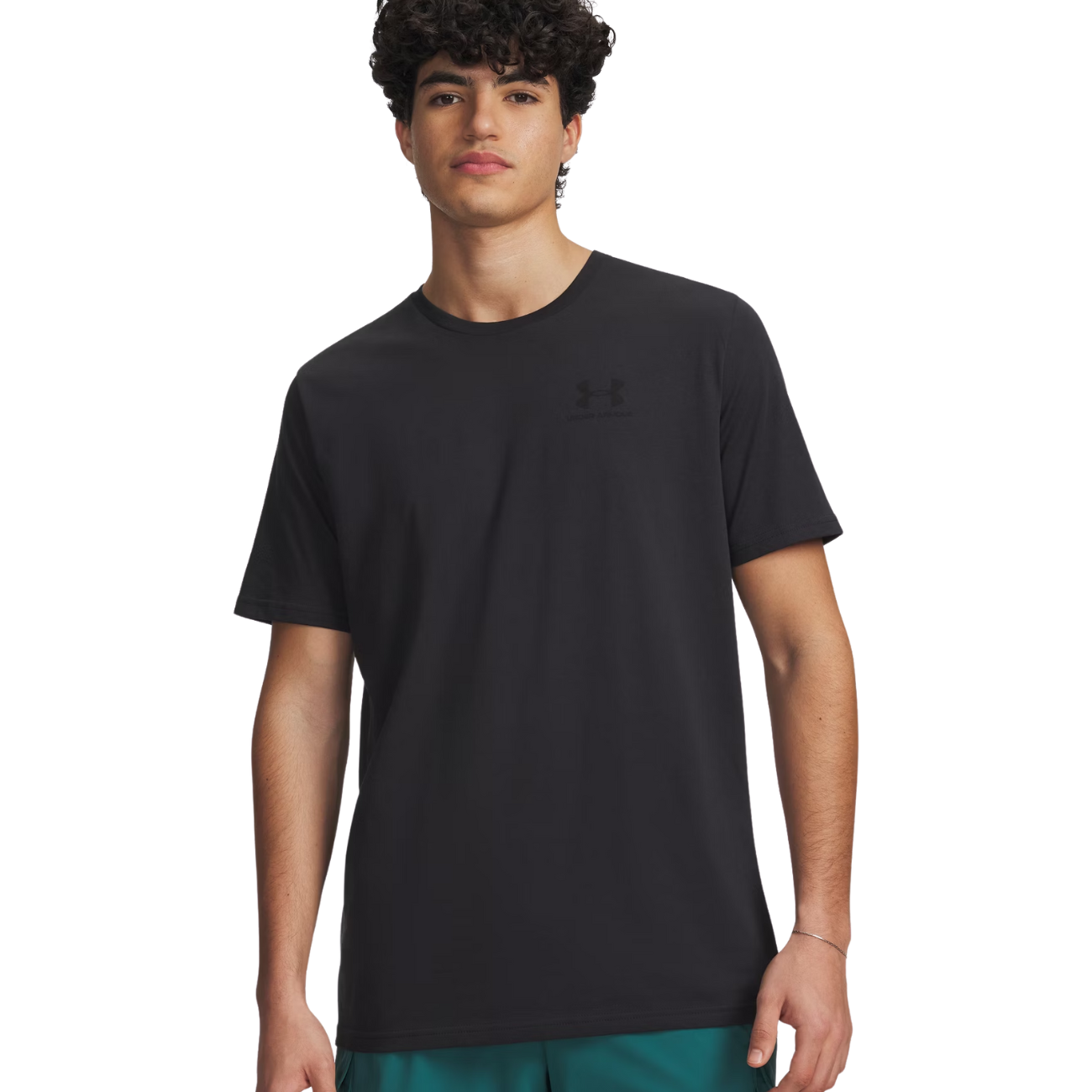 تيشيرت أندر آرمور سبورت ستايل ليفت تشيست – أسود image 2