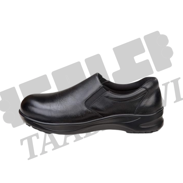 Officer Shoes Slip on Low Cut - Black - 42  image 3