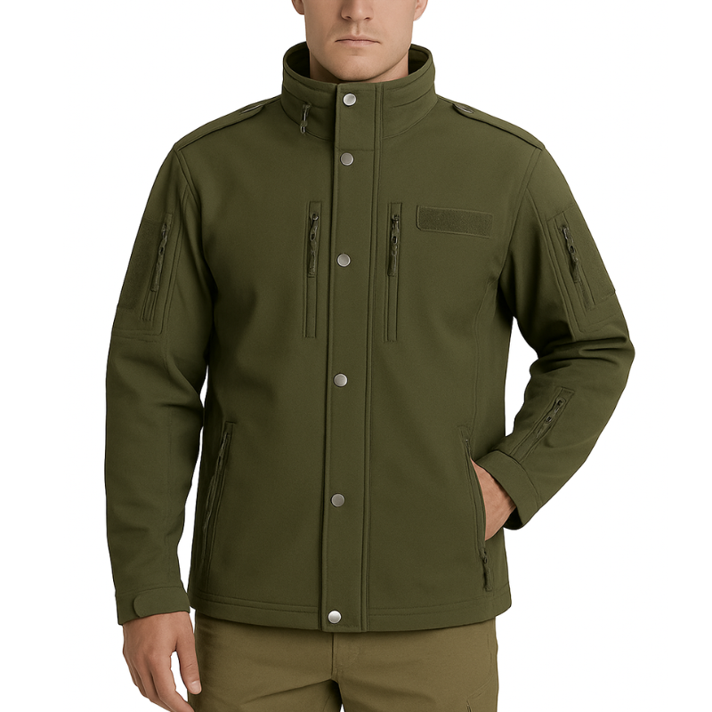  تعبوي سترة فورتريس مزودة بزر-زيتي-3XL image 0