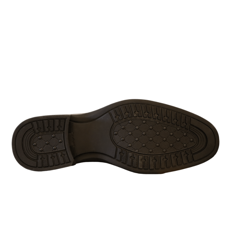Franco Officer Shoes Fine Leather Slip On - Black image 7