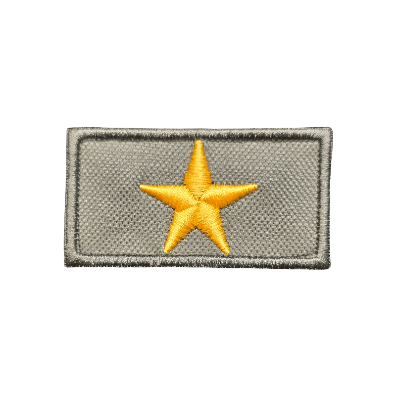 TBW Embroidered National Guard Shoulder Rank 1 Star / set of 2 image 0