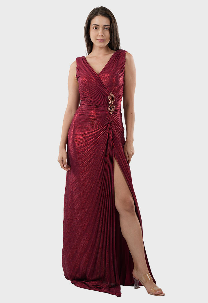 Dress Long - Maroon - 38 image 0