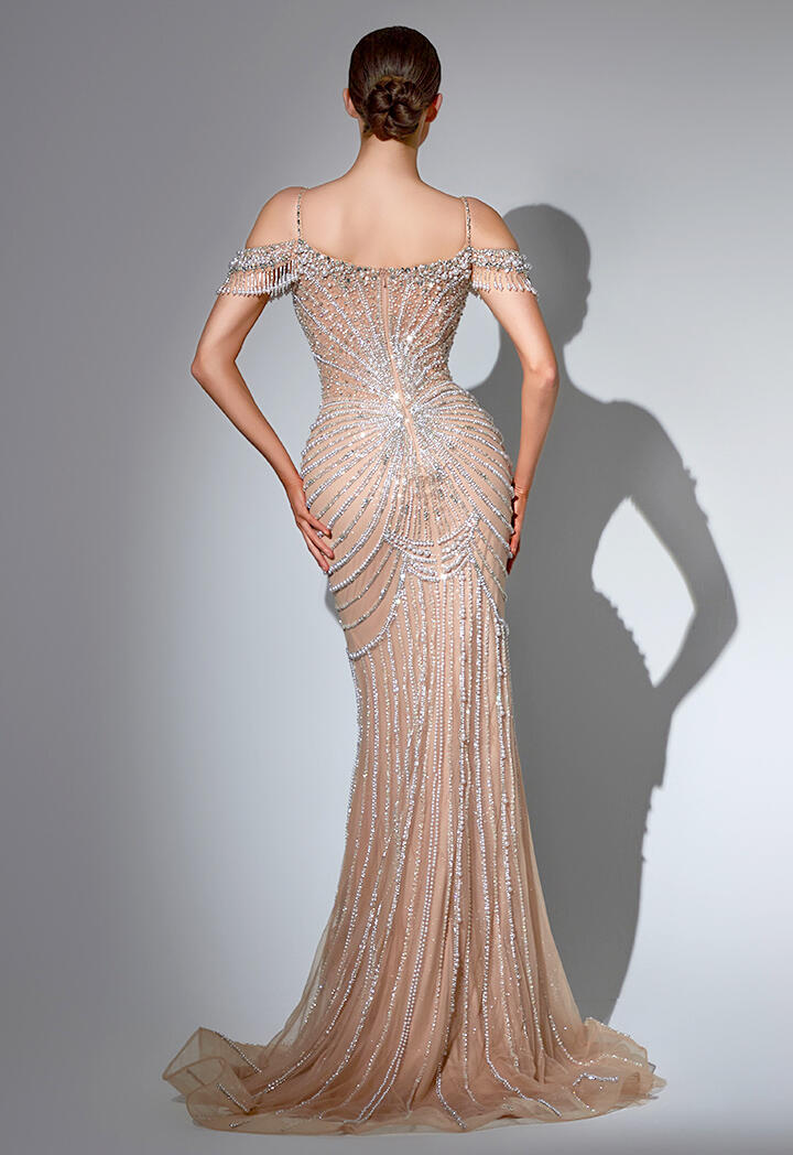 فستان طويل - وردي - 48 image 7