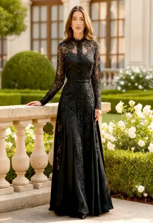 استقبال طويل - أسود - 44 image 0