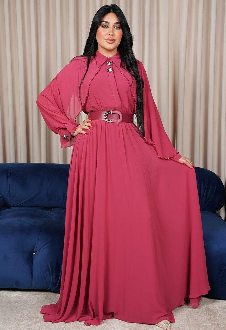 استقبال طويل - عنابي - 44 image 0