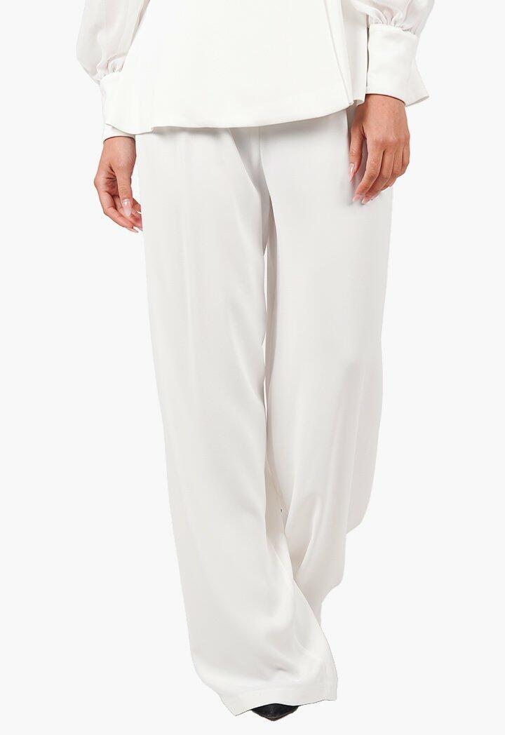 Wide-Leg Crepe Pants  image 4