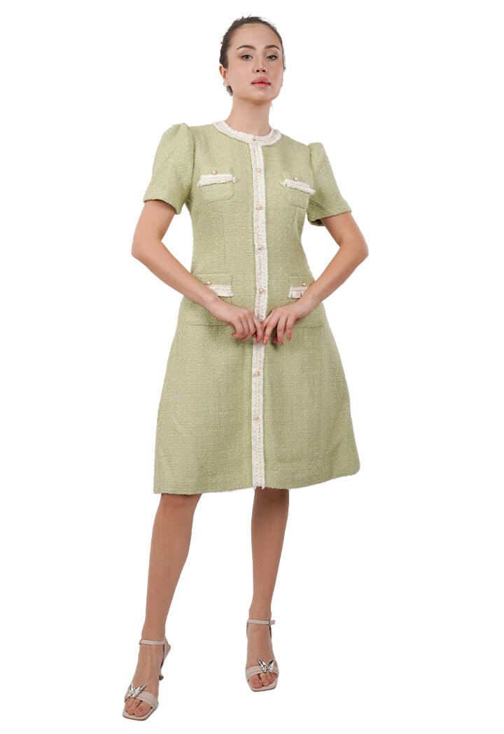 List based in Rome, Italy | Elegant Short Wool Dress | List Roma
