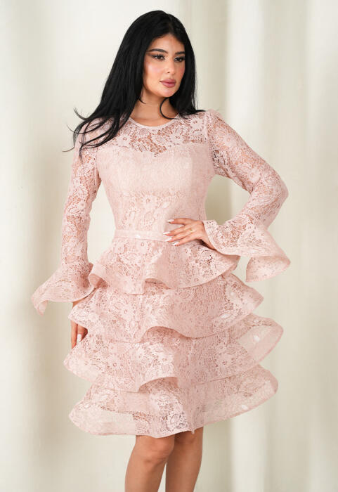 فستان قصير - أسود - 36 image 2
