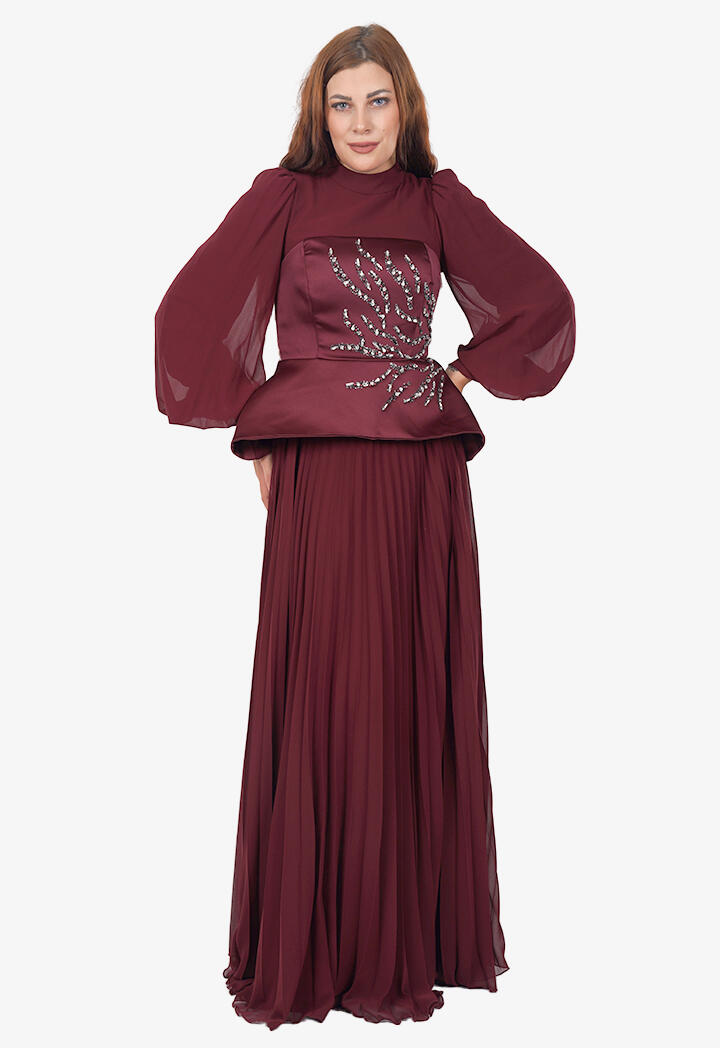 List based in Rome, Italy Elegant Maxi Evening Dress with