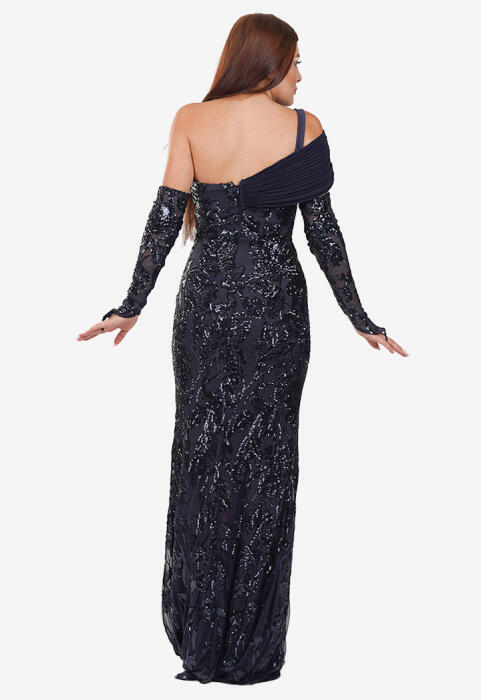 فستان سواريه تول مطرز  image 9