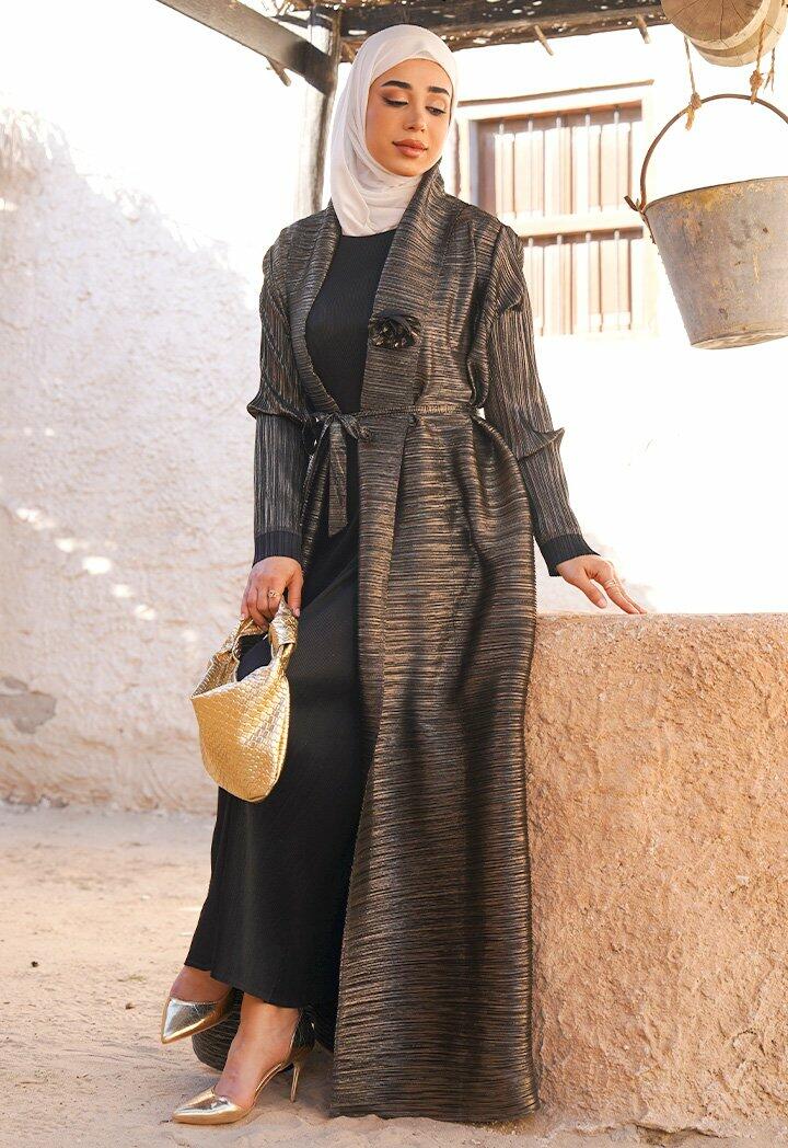 قرقيعان طويل - أسود ذهبي - Free image 0