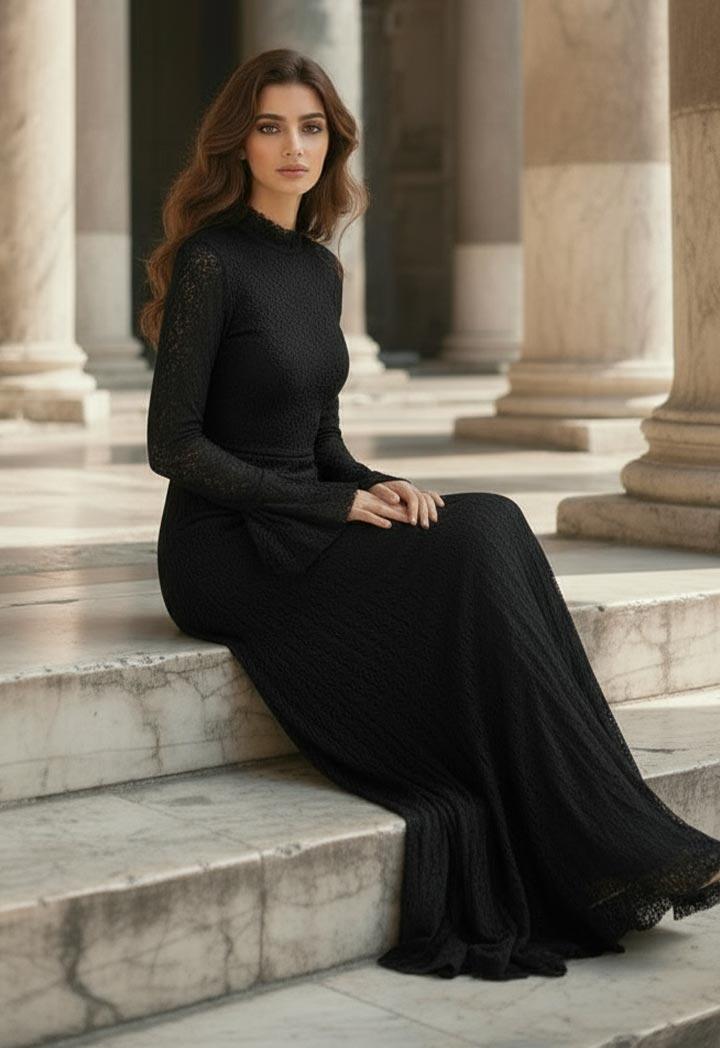 استقبال طويل - أسود - 42 image 3