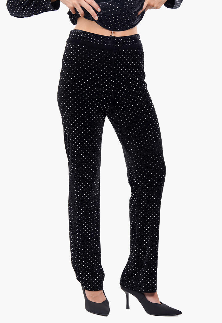 بنطال طويل أسود رسمي image 1