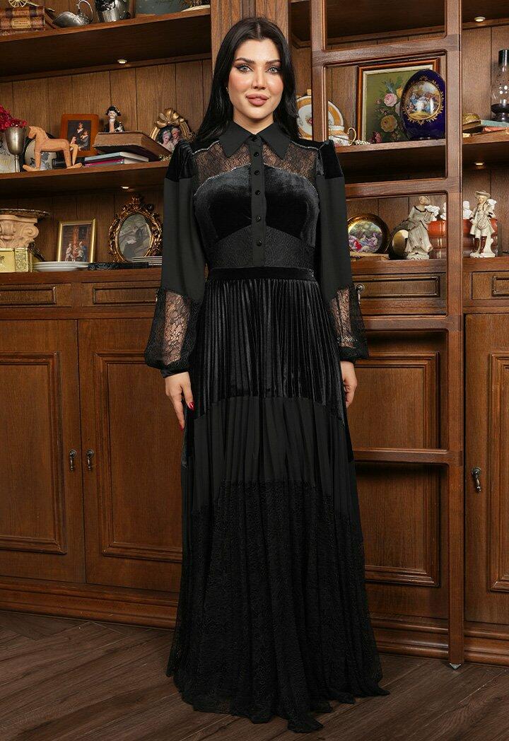 فستان شيفون طبقات image 0