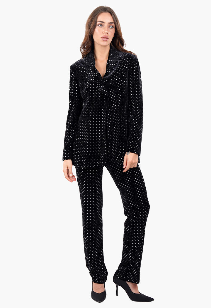 بنطال طويل أسود رسمي image 0