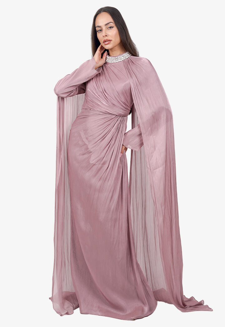 فستان طويل - بنفسجي فاتح - 40 image 0